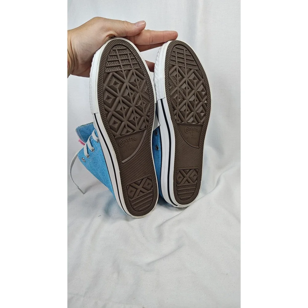 Converse All Star Sneakers Blue Pink Double Tongue 4 Junior EU 36 New Unisex